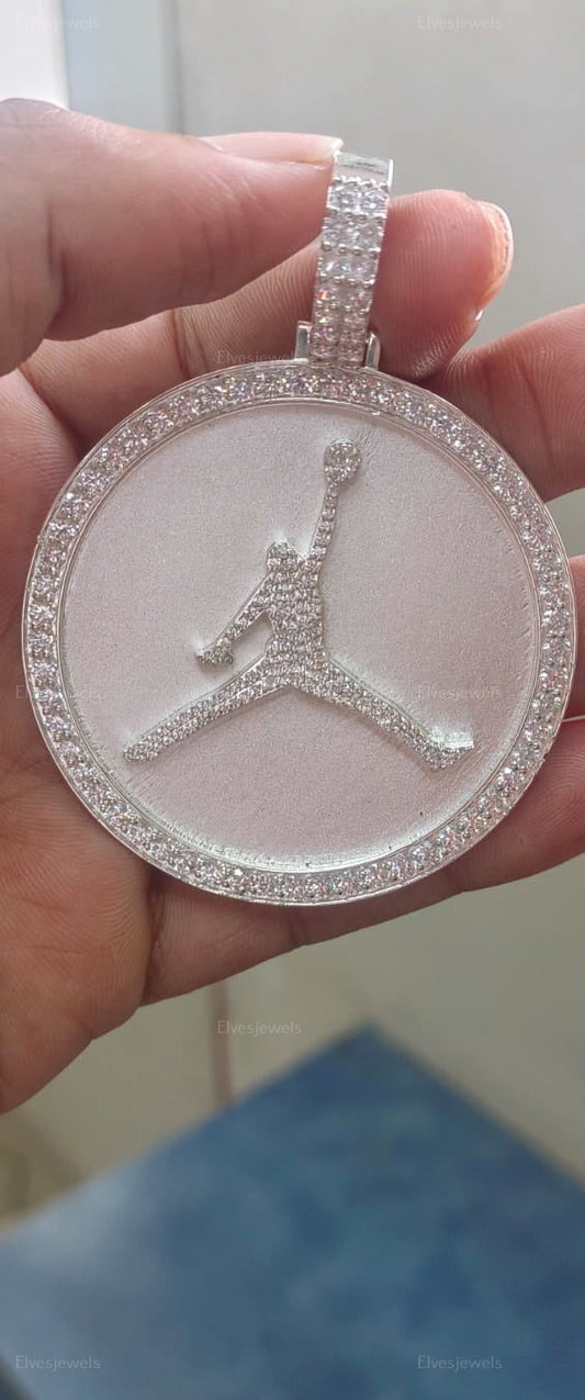 Moissanite Jordan Pendant 